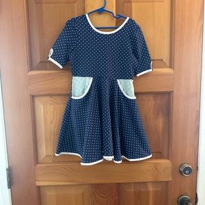 Shrimp and Grits Dotted Twirl Dress